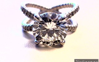 diamond custom engagement ring la jolla san diego