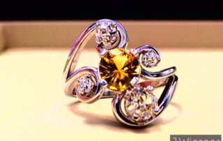 yellow sapphire engagement ring san diego area