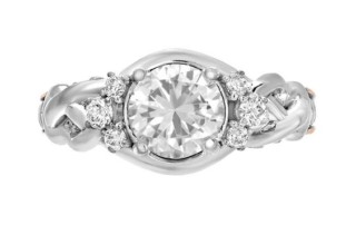 bezel set engagement ring