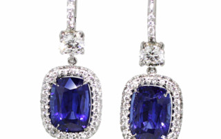 custom sapphire earrings