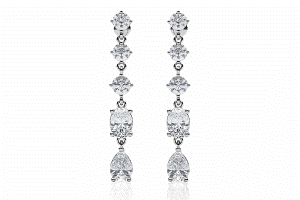 multiple diamond earrings 3