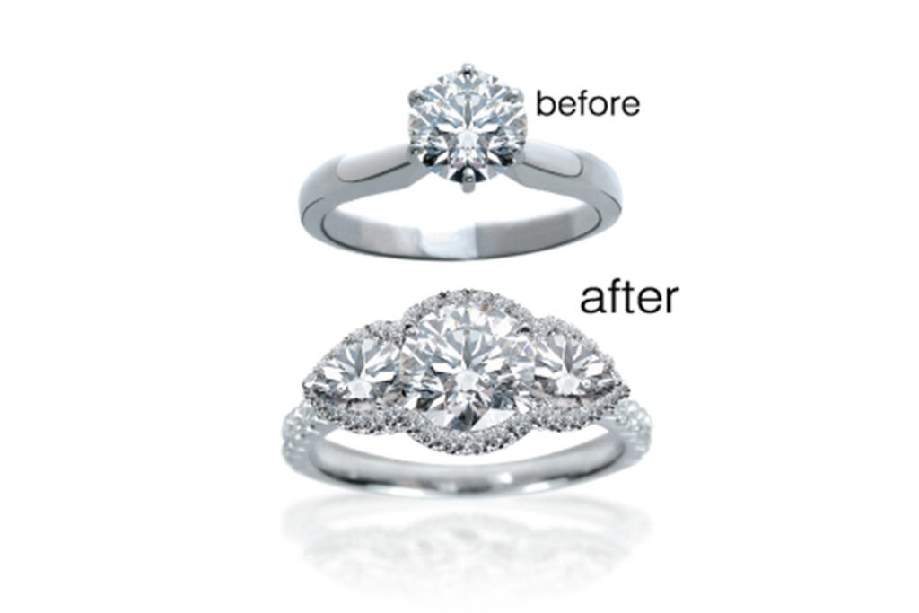 before and after ring redesign example before and after ring redesign example